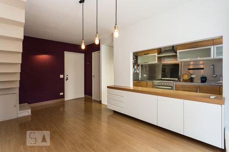 Sala de apartamento à venda com 1 quarto, 90m² em Itaim Bibi, São Paulo