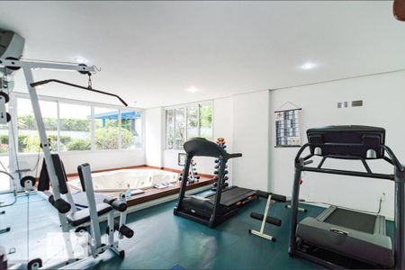 Apartamento para alugar com 28m², 1 quarto e 1 vaga Apartamento para alugar com 28m², 1 quarto e 1 vagaÁrea comum - Academia