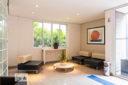 Apartamento para alugar com 28m², 1 quarto e 1 vaga Apartamento para alugar com 28m², 1 quarto e 1 vagaÁrea comum - Hall Social