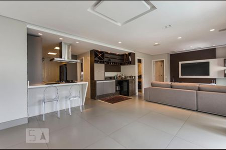 Sala de apartamento à venda com 2 quartos, 130m² em Paraíso do Morumbi, São Paulo