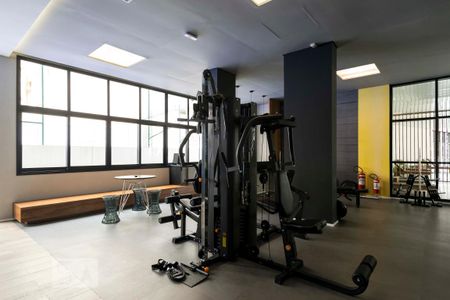 Studio para alugar com 40m², 1 quarto e 1 vagaÁrea comum - Academia