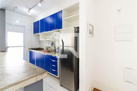 Cozinha de apartamento para alugar com 1 quarto, 45m² em Várzea da Barra Funda, São Paulo