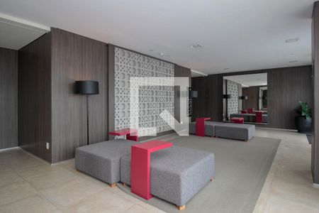 Studio para alugar com 33m², 1 quarto e 1 vagaHall social