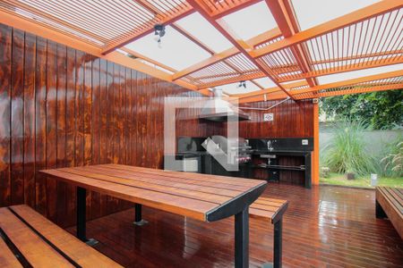 Studio para alugar com 33m², 1 quarto e 1 vagaChurrasqueira