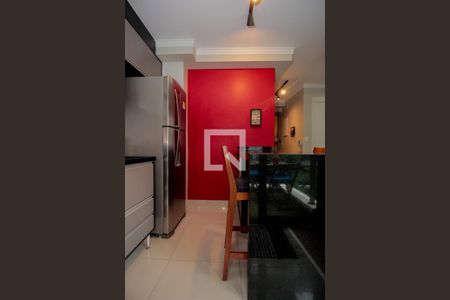 Cozinha de kitnet/studio para alugar com 1 quarto, 33m² em Vila Madalena, São Paulo