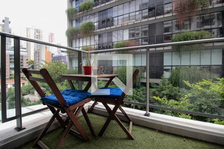 Studio para alugar com 33m², 1 quarto e 1 vagaVaranda