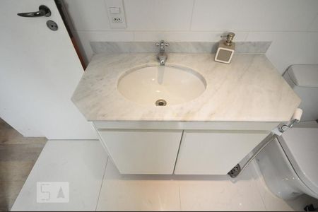 detalhe do banheiro suíte  de apartamento à venda com 1 quarto, 65m² em Vila Suzana, São Paulo