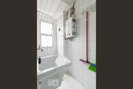 Área de Serviço de apartamento à venda com 2 quartos, 60m² em Vila Valparaíso, Santo André