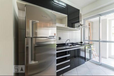 Cozinha de apartamento para alugar com 1 quarto, 38m² em Vila Andrade, São Paulo