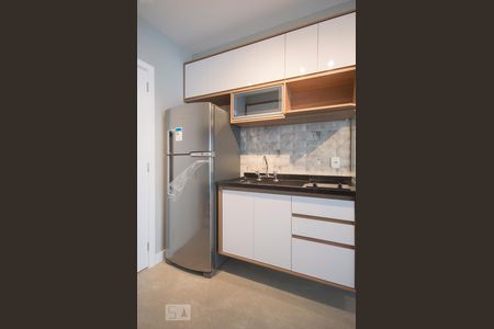 Cozinha de kitnet/studio para alugar com 1 quarto, 34m² em Brooklin Paulista, São Paulo