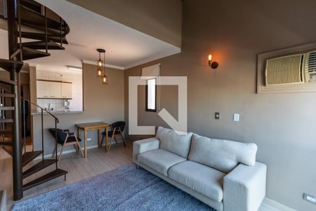 Sala de apartamento para alugar com 1 quarto, 68m² em Cambuí, Campinas