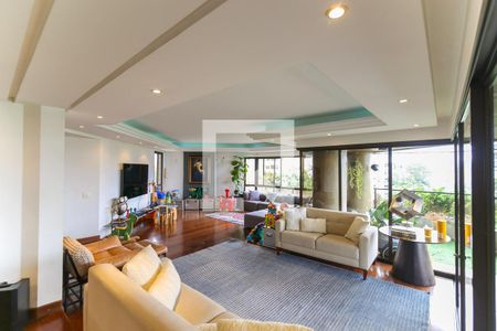 Sala de apartamento à venda com 4 quartos, 300m² em Paraíso do Morumbi, São Paulo