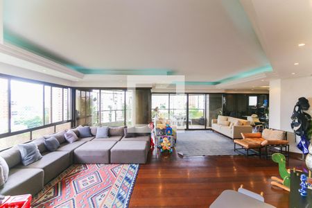 Sala de apartamento à venda com 4 quartos, 300m² em Paraíso do Morumbi, São Paulo