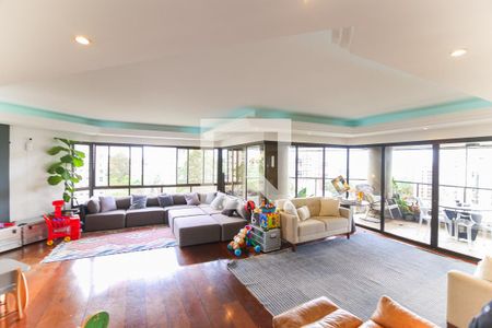 Sala de apartamento à venda com 4 quartos, 300m² em Paraíso do Morumbi, São Paulo