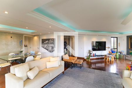 Sala de apartamento à venda com 4 quartos, 300m² em Paraíso do Morumbi, São Paulo
