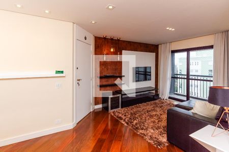 Sala de apartamento para alugar com 3 quartos, 100m² em Indianópolis, São Paulo