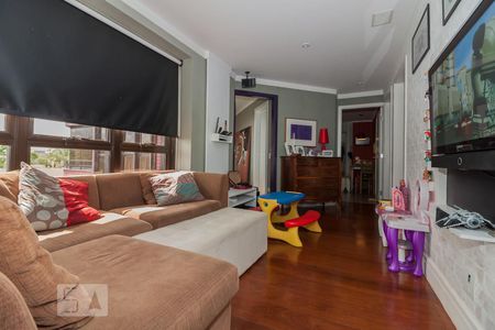 Sala de TV de apartamento à venda com 3 quartos, 200m² em Jardim Fonte do Morumbi, São Paulo