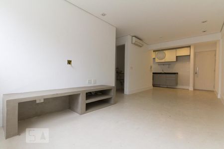 Sala de apartamento à venda com 1 quarto, 56m² em Brooklin Novo, São Paulo