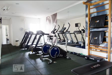 Apartamento para alugar com 80m², 2 quartos e 2 vagasDependências do prédio - academia