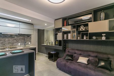 Sala de apartamento para alugar com 1 quarto, 50m² em Bela Vista, São Paulo