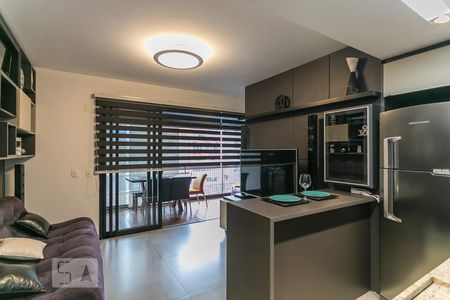 Sala de apartamento para alugar com 1 quarto, 50m² em Bela Vista, São Paulo