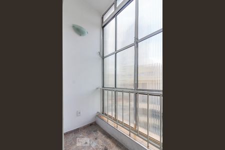 Varanda do Quarto de apartamento para alugar com 1 quarto, 45m² em Santa Cecília, São Paulo