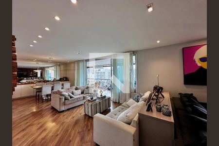 Sala de apartamento para alugar com 3 quartos, 167m² em Brooklin Paulista, São Paulo