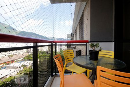 Varanda da Sala. de apartamento para alugar com 2 quartos, 87m² em Botafogo, Rio de Janeiro
