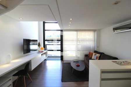 Sala de apartamento à venda com 1 quarto, 50m² em Vila Nova Conceição, São Paulo