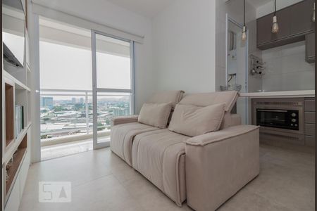 Sala de apartamento para alugar com 1 quarto, 40m² em Várzea da Barra Funda, São Paulo