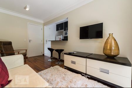 Sala de apartamento à venda com 2 quartos, 60m² em Jardim Leonor, São Paulo