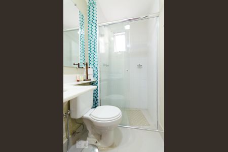 Banheiro social de apartamento para alugar com 3 quartos, 78m² em Parque Prado, Campinas