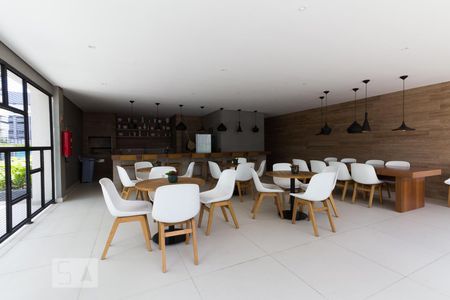 Apartamento à venda com 50m², 1 quarto e 1 vagaChurrasqueira