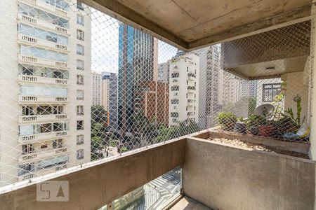 Varanda de apartamento à venda com 2 quartos, 98m² em Cerqueira César, São Paulo