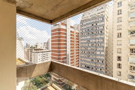 Varanda de apartamento à venda com 2 quartos, 98m² em Cerqueira César, São Paulo