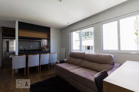 Sala de apartamento para alugar com 1 quarto, 50m² em Bela Vista, São Paulo