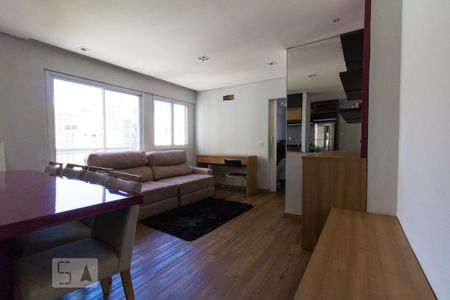 Sala de apartamento para alugar com 1 quarto, 50m² em Bela Vista, São Paulo