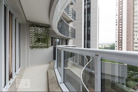 Varanda de kitnet/studio para alugar com 1 quarto, 50m² em Empresarial 18 do Forte, Barueri