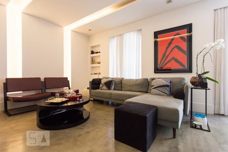 Sala de apartamento à venda com 1 quarto, 90m² em Jardim Paulista, São Paulo