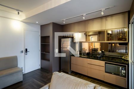Studio Sala de apartamento para alugar com 1 quarto, 49m² em Vila Gertrudes, São Paulo