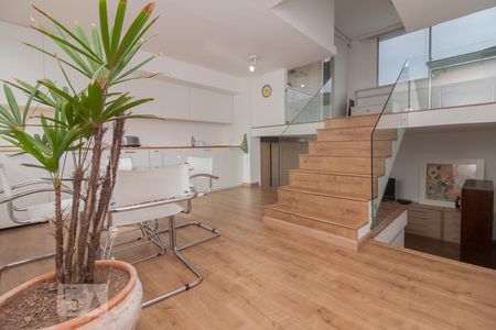 Sala de apartamento à venda com 1 quarto, 55m² em Real Parque, São Paulo