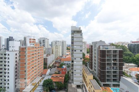 Vista da Varanda de apartamento para alugar com 1 quarto, 46m² em Pinheiros, São Paulo