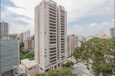 Vista da sala de apartamento para alugar com 1 quarto, 46m² em Vila Andrade, São Paulo