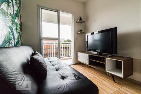 Sala Tv de apartamento à venda com 1 quarto, 41m² em Barra Funda, São Paulo