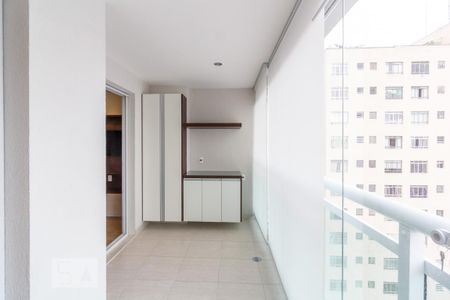 Varanda de kitnet/studio para alugar com 1 quarto, 33m² em Barra Funda, São Paulo