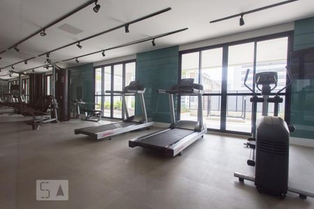 Studio para alugar com 27m², 1 quarto e 1 vaga Studio para alugar com 27m², 1 quarto e 1 vagaAcademia