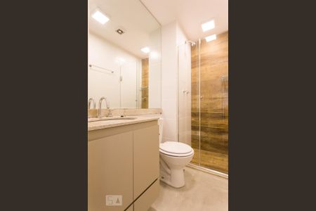 Studio para alugar com 27m², 1 quarto e 1 vaga Studio para alugar com 27m², 1 quarto e 1 vagaBanheiro