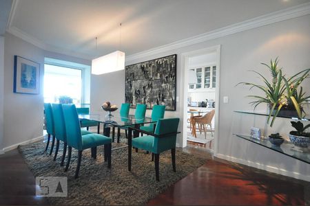 sala de jantar de apartamento à venda com 3 quartos, 225m² em Jardim Fonte do Morumbi, São Paulo