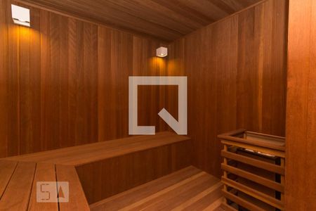 Studio à venda com 46m², 1 quarto e 1 vagaSauna