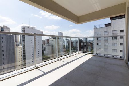 Varanda de kitnet/studio para alugar com 1 quarto, 43m² em Santo Amaro, São Paulo